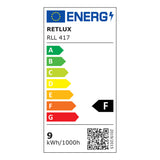 Žárovka LED GU10 9W bílá teplá RETLUX RLL 417