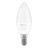 Žárovka LED E14 5W C37 bílá teplá RETLUX REL 35 4ks