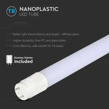 LED zářivka lineární T8 18W 1850lm 6500K 120cm V-TAC VT-1277
