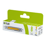 Žárovka LED R7S  8W J118 bílá teplá RETLUX RLL 458
