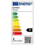 Žárovka LED G4 1,5W bílá teplá GOOBAY 30590