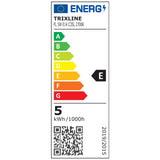 Žárovka Filament E14 5W bílá teplá TRIXLINE C35L