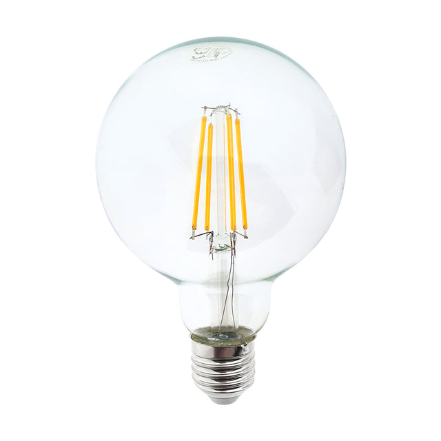 Žárovka Filament E27 8W bílá teplá TRIXLINE G95