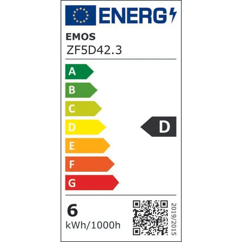 Žárovka Filament LED E27 5,9W bílá teplá EMOS ZF5D42.3 sada 3ks