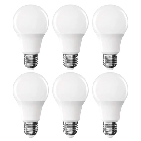 Žárovka LED E27 8,8W A60 bílá teplá EMOS ZL5F47.6 6ks