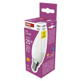Žárovka LED E14 2,2W Classic svíčka bílá přírodní EMOS ZQ3E03