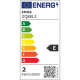 Žárovka LED GU10 1,3W MR16 bílá přírodní EMOS ZQ8EL3