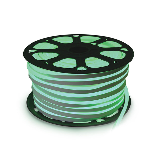 LED neon flexi hadice 230V 120LED/m 12W/m zelená 50m