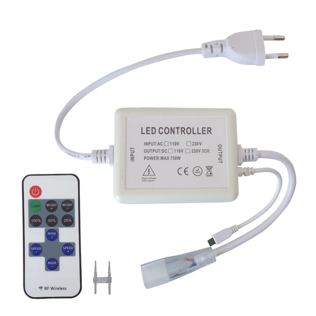 Ovladač pro LED pásek s čipem 5050 IR 230V