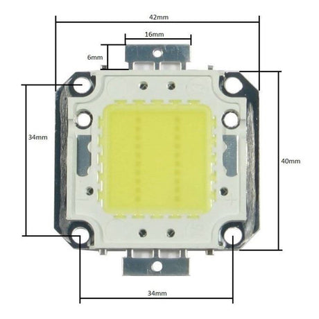 Čip Epistar 30W, 6000K