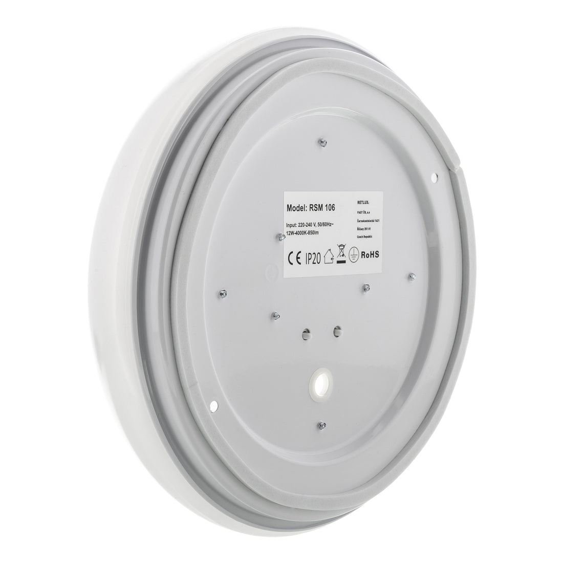 Svítidlo stropní RETLUX RSM 106 12W přisazené