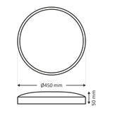 Svítidlo stropní QTEC Q-233CP 36W