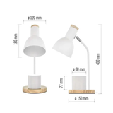 Lampa stolní EMOS Z7640W Poppy