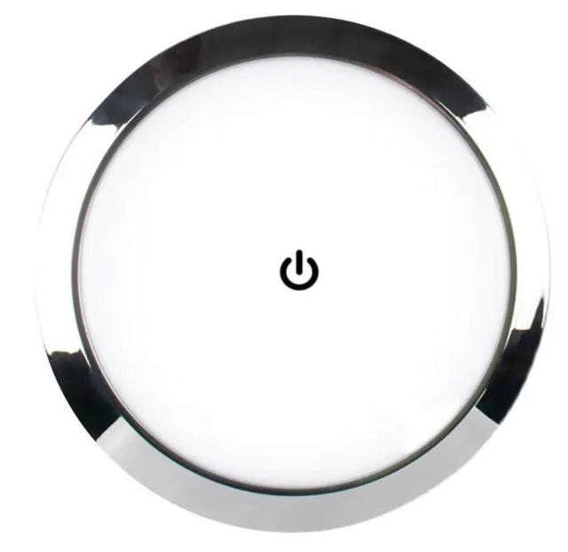 LED podhledové světlo do karavanu s dotykovým vypínačem 12-24V - 15cm