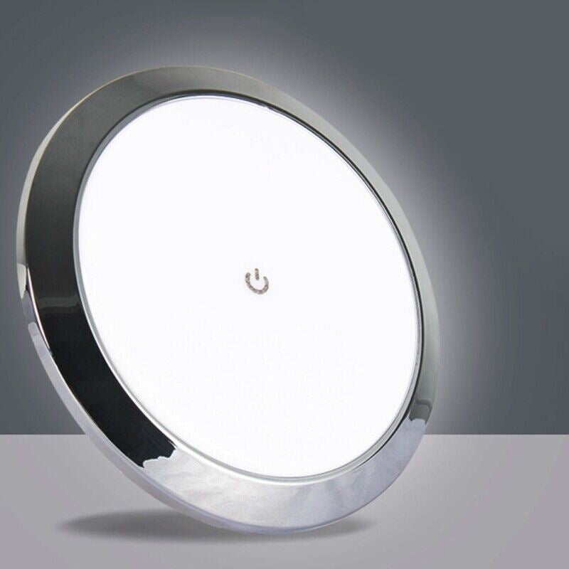 LED podhledové světlo do karavanu s dotykovým vypínačem, 12-24V - 18cm