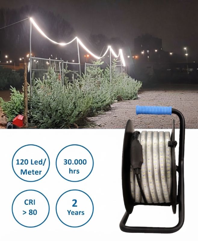 Svítidlo LEDINO LED pásek 25m, IP65 pracovní