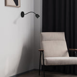 Lampa nástěnná DPM R4T-4W-B černá