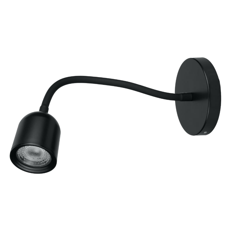 Lampa nástěnná DPM R4T-4W-B černá