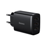 Adaptér USB BASESUS Compact Black 3xUSB