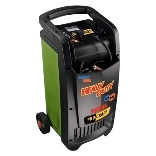 Nabíječka akumulátorů se startovacím zdrojem PROCRAFT PZ550A12V/24V