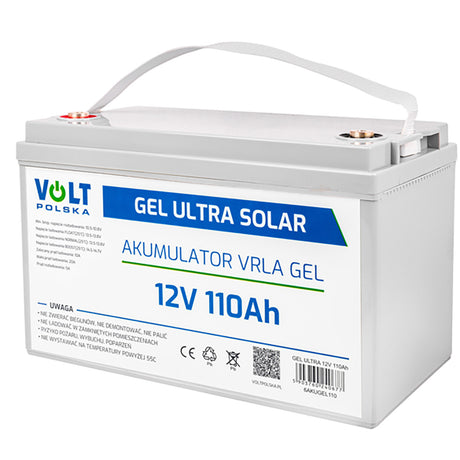 Baterie gelová 12V 110Ah V-PRO ULTRA SOLAR DEEP CYCLE