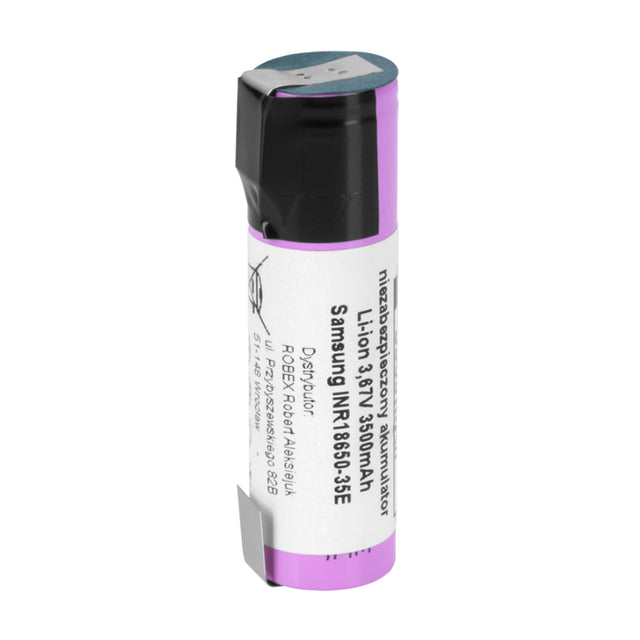 Baterie nabíjecí Li-Ion 18650 3,7V/3500mAh SAMSUNG INR18650-35E-FT