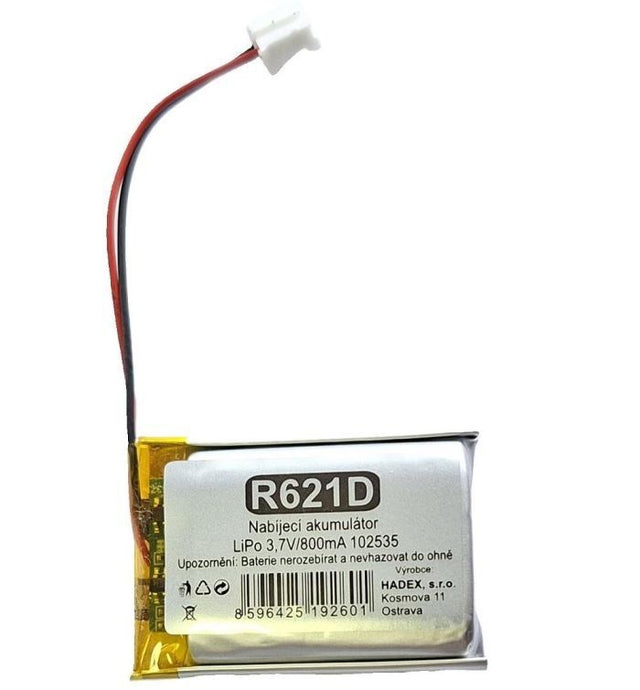 Baterie nabíjecí LiPo 3,7V/800mA 102535 HADEX