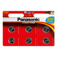 Baterie CR2032 PANASONIC lithiová 6ks / blistr