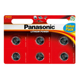 Baterie CR2032 PANASONIC lithiová 6ks / blistr