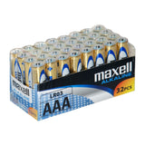 Baterie AAA (R03) alkalická MAXELL Power 32ks