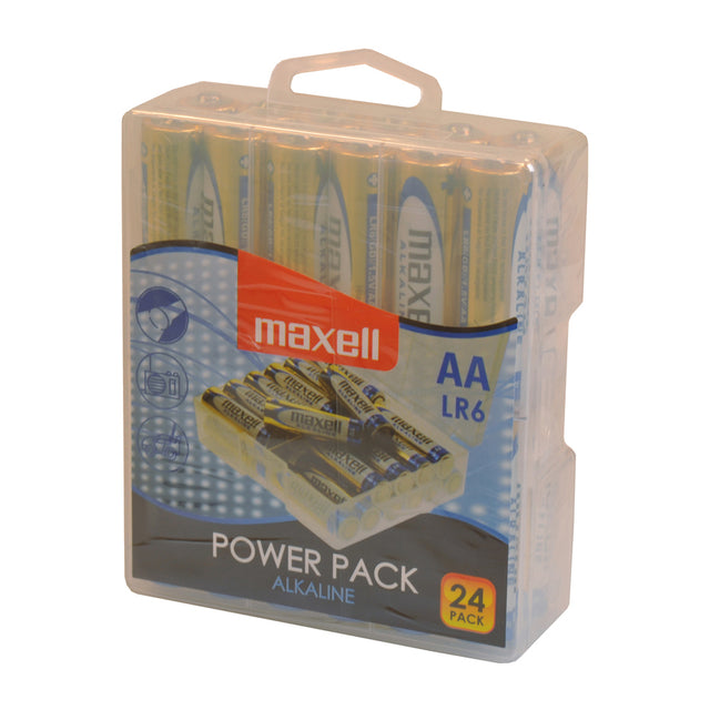 Baterie AA (R6) alkalická MAXELL Power Pack 24ks