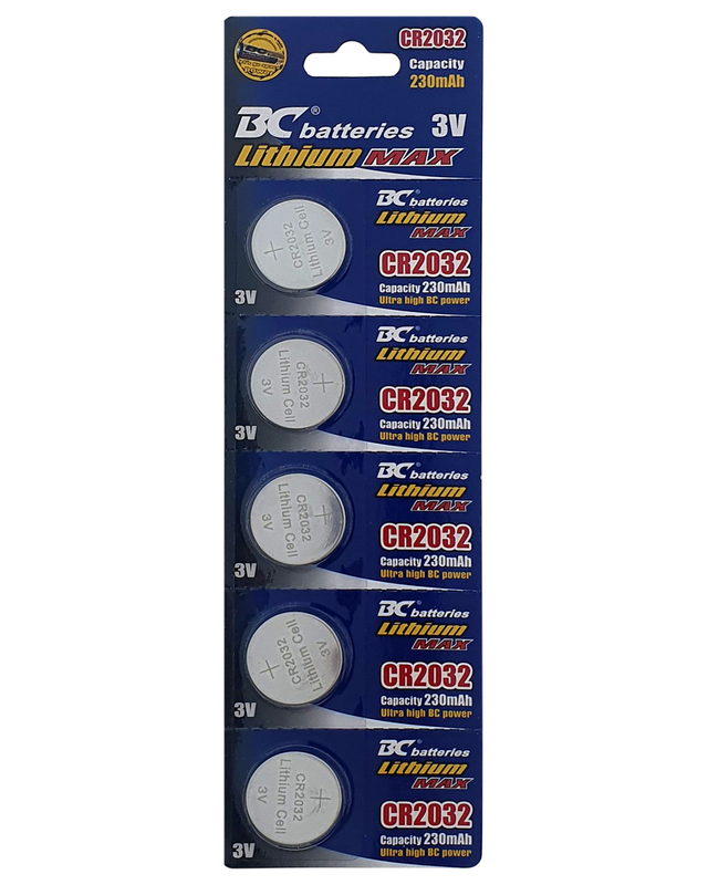 Baterie CR2032 BC batteries lithiová 5ks / blistr