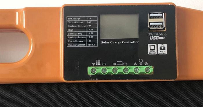 Fotovoltaický solární panel 12V/120W SZ-120-36M-C monokrystalický skládací