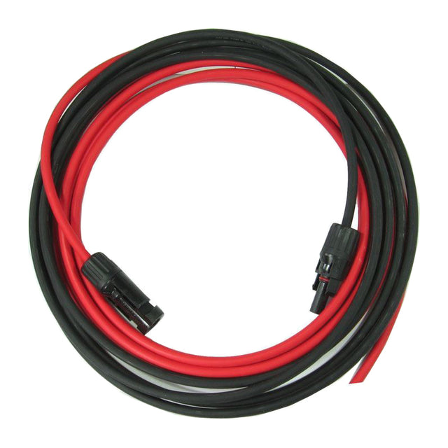 Solární kabel 4mm2, červený+černý s konektory MC4, 5m