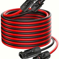 Solární kabel 4mm2, červený+černý s konektory MC4,prodloužení  5m