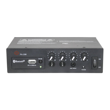 Zesilovač SHOW PA-20B (audio), Bluetooth, 1 x 20W/4 ?
