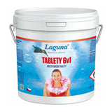 Multifunkční tablety pro chlorovou dezinfekci bazénové vody LAGUNA 6v1 3,2kg