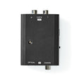 Převodník Toslink/2x Cinch NEDIS ACON2509BK