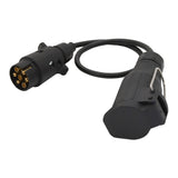 Kabel redukční 0,6m 7pólů zástrčka - 13pólů zásuvka COMPASS 07457