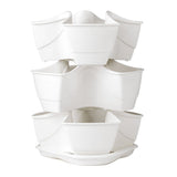 Květináč na bylinky COUBI HERBAL bílý 29,5x29,5x38cm
