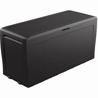 Box zahradní KETER Samoa Rattan Box 270l Graphite