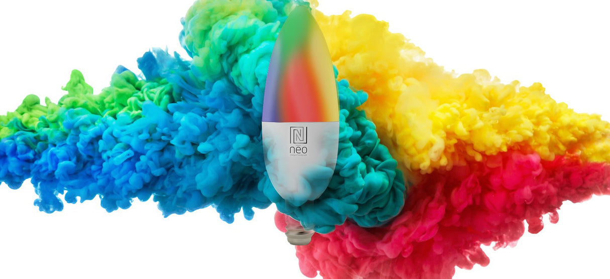 Smart LED žárovka E14 6W RGB+CCT IMMAX NEO 07716C WiFi Tuya sada 3ks