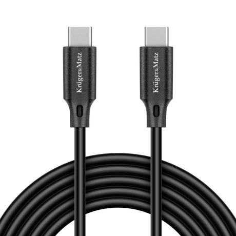 Kabel KRUGER & MATZ KM1260 Basic USB-C/USB-C 1m Black