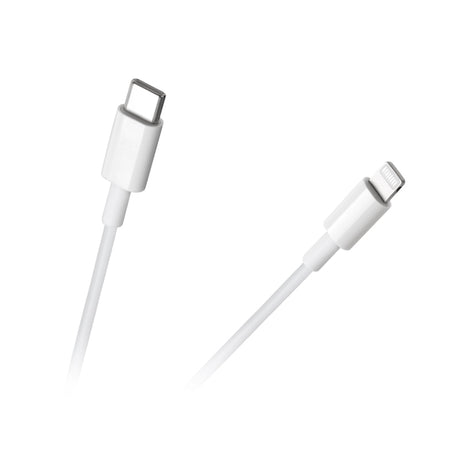 Kabel REBEL RB-6009-100-W USB-C/Lightning 1m White
