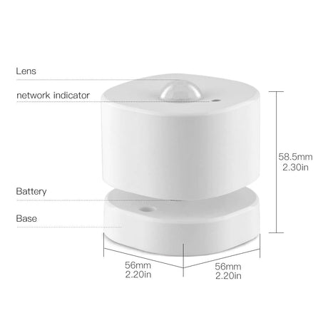 Smart detektor pohybu MOES PIR Motion Sensor ZigBee Tuya