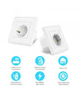 Smart zásuvka WOOX R4054 WiFi Tuya - do zdi