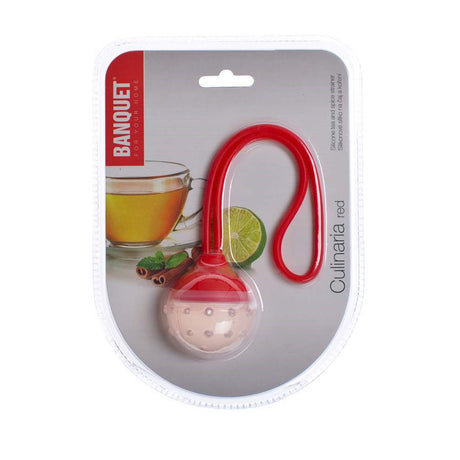 Sítko na čaj a koření BANQUET Culinaria Red