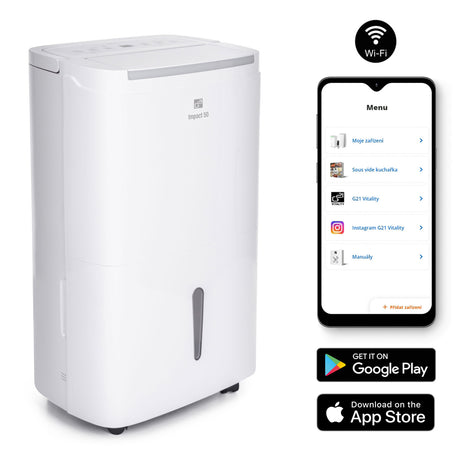 Smart odvlhčovač G21 Impact 50 50l/24h WiFi