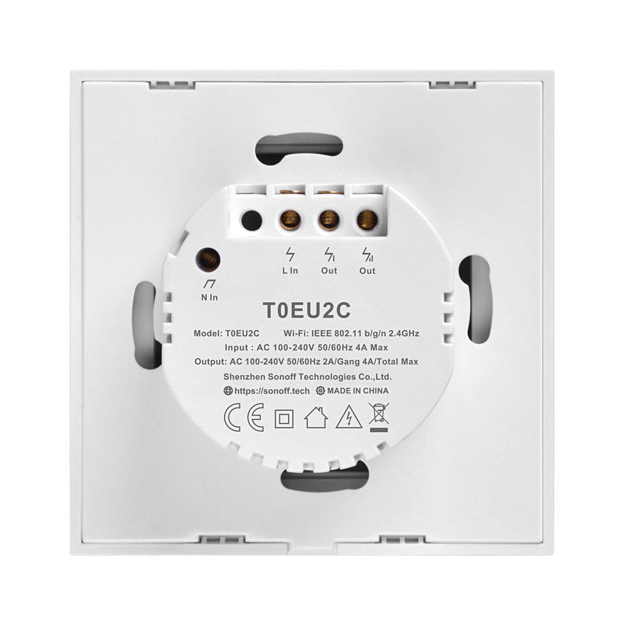 Smart vypínač osvětlení SONOFF T0EU2C-TX WiFi