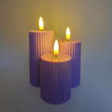 LED svíčka HOME DECOR HD-140 sada 3ks